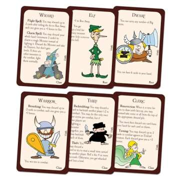 Munchkin Deluxe Board Game (Base Game), Family Board & Card Game, Adults, Kids, & Fantasy Roleplayin...