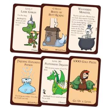 Munchkin Deluxe Board Game (Base Game), Family Board & Card Game, Adults, Kids, & Fantasy Roleplaying Game, Ages 10+, 3-6 Players, Avg Play Time 120 Min, From Steve Jackson Games