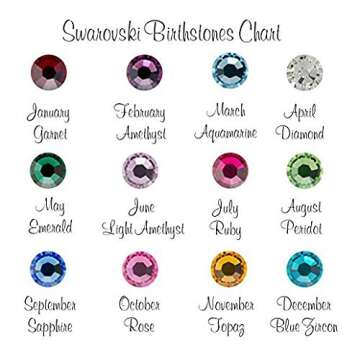 14K Rose Gold Filled Personalized Birthstone Necklace, Mother's Day Gift for Grandma Mom