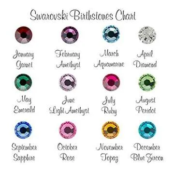 14K Rose Gold Filled Personalized Birthstone Necklace, Mother's Day Gift for Grandma Mom