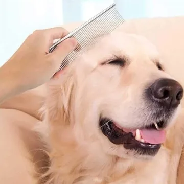 Stainless Steel Dog & Cat Grooming Comb for Tangles