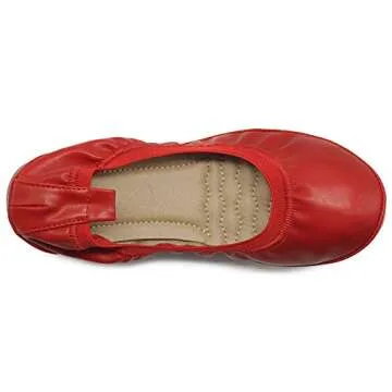 Ollio Women's Comfort Ballet Flats - Stylish & Versatile