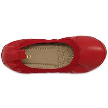 Ollio Women's Comfort Ballet Flats - Stylish & Versatile
