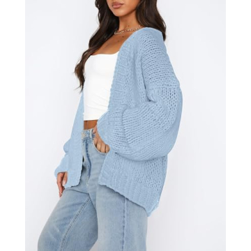 Stylish dowerme Oversized Cardigan for Every Occasion