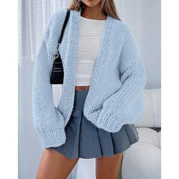 Stylish dowerme Oversized Cardigan for Every Occasion
