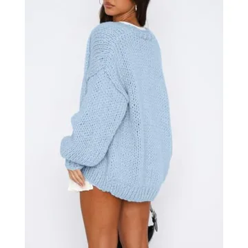 Stylish dowerme Oversized Cardigan for Every Occasion
