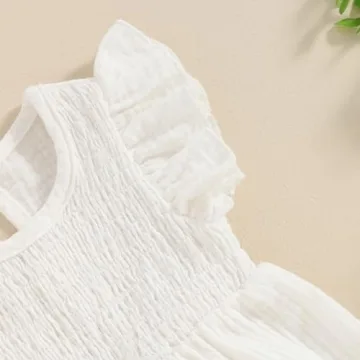 Cute Newborn Baby Girl Romper and Headband Set