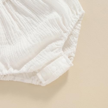 Cute Newborn Baby Girl Romper and Headband Set