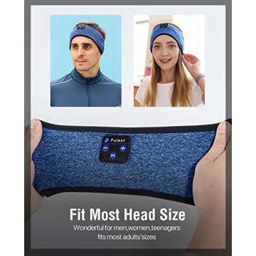 Fulext Sleep Headphones Cozy 10Hrs Bluetooth Earbuds for Sleep