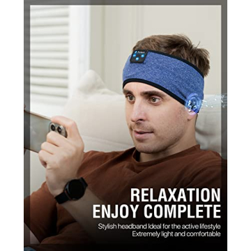 Fulext Sleep Headphones Cozy 10Hrs Bluetooth Earbuds for Sleep