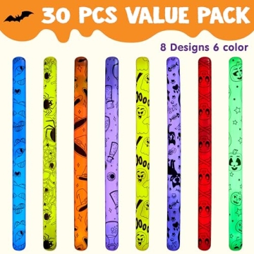 JOYIN Halloween Glow Sticks Party Pack - 30 Pcs Bright Fun