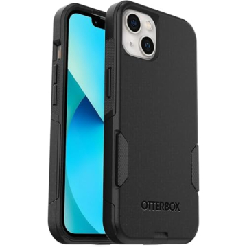 OtterBox iPhone 13 (ONLY) Commuter Series Case - Black, Slim & Tough, Pocket-Friendly, with Port Pro...