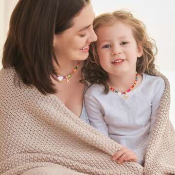 Ursteel Gold Initial Necklace - Personalized Beaded Choker