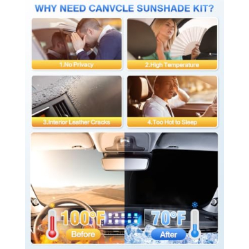 Canvcle Sunshades for Subaru Outback - UV Protection & Privacy