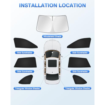 Canvcle Sunshades for Subaru Outback - UV Protection & Privacy