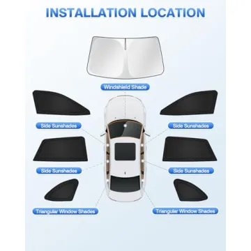 Canvcle Sunshades for Subaru Outback - UV Protection & Privacy