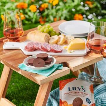 LILY'S Milk Chocolate Style Peanut Butter Cups No Sugar Added, Sweets Bag, 3.2 oz