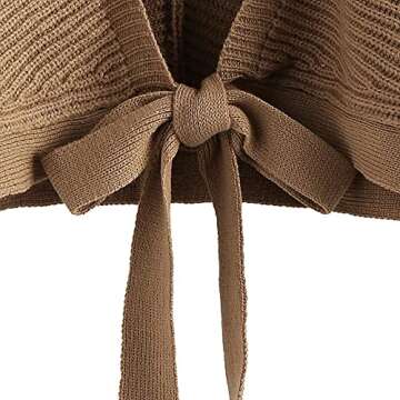 Stylish ZAFUL V Neck Cropped Sweater for Women