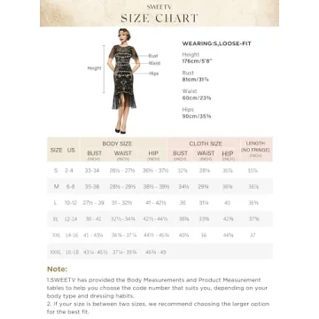 SWEETV Great Gatsby Flapper Dress for Women - Elegant 1920s Fashion