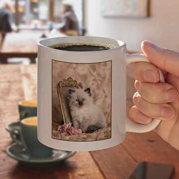 Ragdoll Tiffany Cat Mug - Charming Ceramic Gift