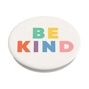 PopSockets Phone Grip with Expanding Kickstand, Good Vibes PopGrip - Just Be Kind