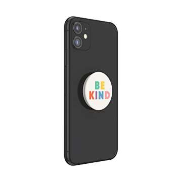 PopSockets Phone Grip with Expanding Kickstand, Good Vibes PopGrip - Just Be Kind