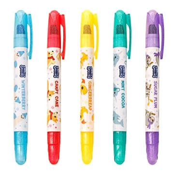 Holiday Smelly Gellies Gourmet Scented Gel Coloring Sticks 5 Count