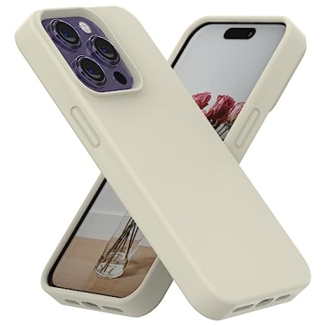 SOH for iPhone 14 Pro Case, Liquid Silicone Case, Full Body Protective Cover, Shockproof, Slim Phone...