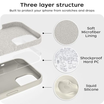 SOH iPhone 14 Pro Case - Protective Liquid Silicone Cover