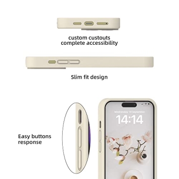 SOH iPhone 14 Pro Case - Protective Liquid Silicone Cover