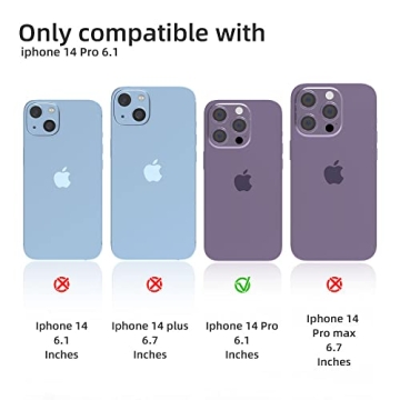 SOH iPhone 14 Pro Case - Protective Liquid Silicone Cover