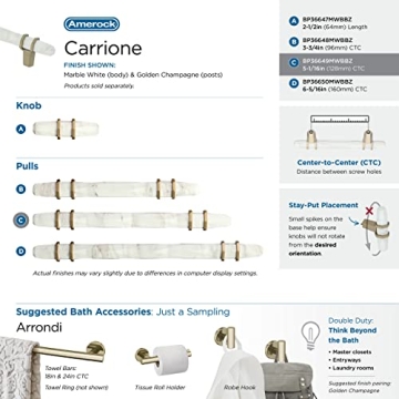 Elegant Amerock Cabinet Pull for Kitchen and Bath