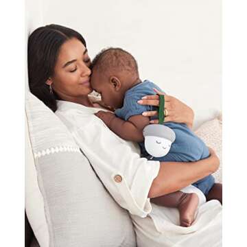 Skip Hop Portable Baby Sleep Sound Machine, Glow with Me Acorn