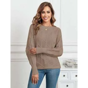 ZAFUL Women's Lightweight Pullover Sweater – Casual Chic Design for Every Occasion