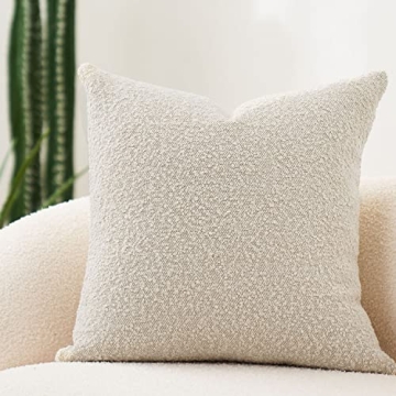 Luxurious DOMVITUS Boucle Pillow Covers 20x20 for Stylish Decor
