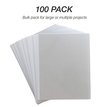 Samsill 100 Pack Clear Write On Transparency Film