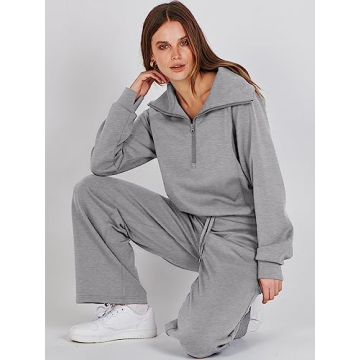 Shop ANRABESS Women 2 Piece Sweatsuit