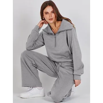 Shop ANRABESS Women 2 Piece Sweatsuit