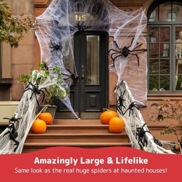 Pretex 4 Ft Light Up Spider for Halloween Decor
