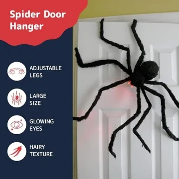 Pretex 4 Ft Light Up Spider for Halloween Decor