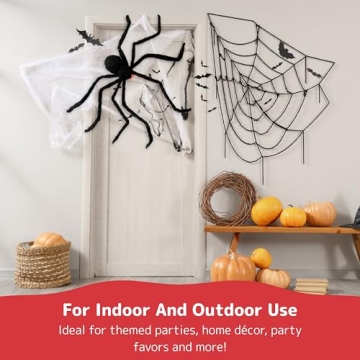 Pretex 4 Ft Light Up Spider for Halloween Decor