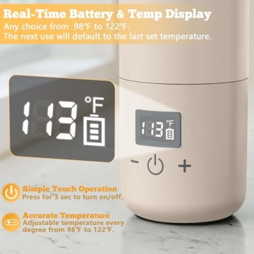 Veroline Portable Bottle Warmer for Easy Travel 10 Oz