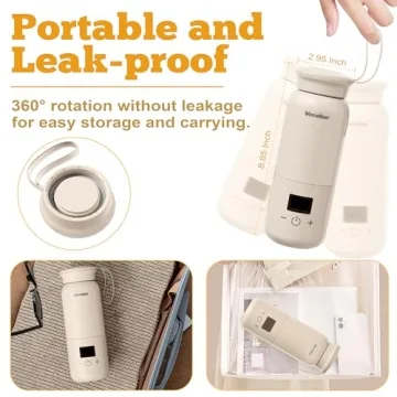 Veroline Portable Bottle Warmer for Easy Travel 10 Oz