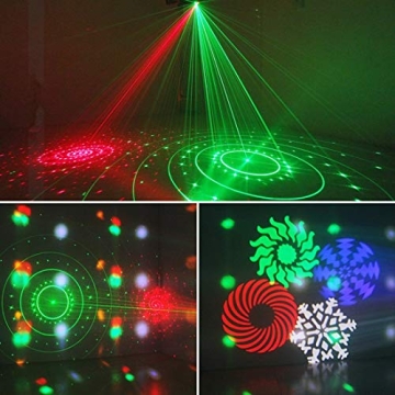 MARYGEL 4-in-1 RGBW Sound Activated DJ Lights