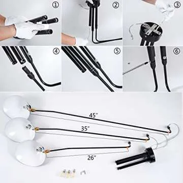 Mzithern Black Chandelier Elegant Ceiling Light for Home