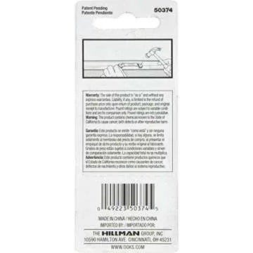 OOK ReadyNail Sawtooth Hanger - Gold Finish, 3-Count for Easy Hanging