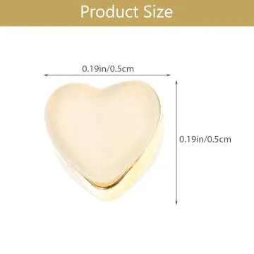 Heart Silicone Earring Backs 100Pcs Secure Comfortable Replacement