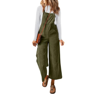 Stylish Happy Sailed Corduroy Casual Loose Overalls for Women – Fashion 2024