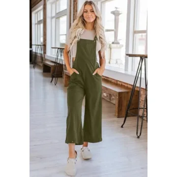 Stylish Happy Sailed Corduroy Overalls for Women