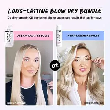COLOR WOW Long-Lasting Blowout Bundle- Blowouts that last for days| Go big with XTRA LARGE Volumizer...